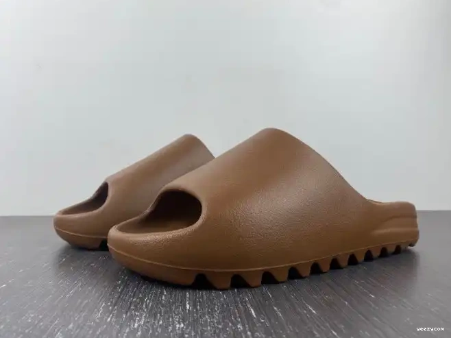 Slide Yeezy Adidas FZ5896 Flax 0604